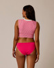 CARVE DESIGNS ST BARTH REVERSIBLE BOTTOM - MELON STRIPE/WATERMELON
