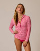 CARVE DESIGNS CRUZ RASHGUARD - MELON STRIPE