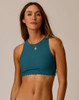 CARVE DESIGNS SANITAS COMPRESSION REVERSIBLE TOP - SURFSIDE/NIGHTDIVE