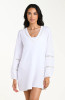 LA BLANCA SEASIDE COVERS V-NECK TUNIC