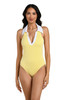 LA BLANCA PREP & PADDLE V NECK ONE PIECE