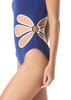 KATE SPADE MINI CHEVRON CUT OUT ONE PIECE