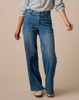 CARVE DESIGNS FARRAH LIGHTWEIGHT WIDE LEG DENIM