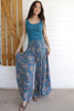 ANGIE PRINTED WIDE LEG PANTS