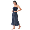 LOTUS& LUNA LAGOON CROPPED PANT - SAILOR STRIPE