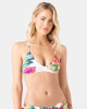 ROXY BEACH BLOSSOM ATHLETIC TRIANGLE BIKINI TOP