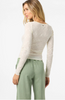 O'NEILL MARLIZ LACE LONG SLEEVE TOP