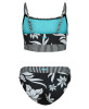 ROXY GIRL'S OVERSIZED FLORAL BIKINI SET 7-16