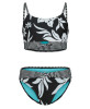ROXY GIRL'S OVERSIZED FLORAL BIKINI SET 7-16