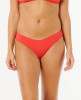 RIP CURL CLASSIC SURF CHEEKY COVERAGE BIKINI BOTTOM - RED