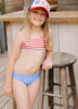 FEATHER 4 ARROW WAVERLY REVERSIBLE BIKINI - TRUE RED (6-12)