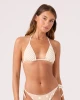 ROXY PUKA DOTS MINI TIKI TRIANGLE BIKINI TOP
