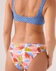 ROXY RIPPLE EFFECT REVERSIBLE HIPSTER MODERATE BIKINI BOTTOM