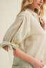 MUSTARD SEED BUTTON FRONT TOP
