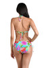 LA BLANCA SUNSET BOTANICA HALTER TRIANGLE BIKINI TOP