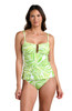 LA BLANCA SERENE PALM OVER THE SHOULDER TANKINI