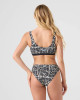 ROXY GEO FLOWER HIPSTER FULL COVERAGE BIKINI BOTTOM