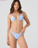 ROXY GOLDEN GLOW REVERSIBLE TIKI TRIANGLE BIKINI TOP