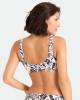 VOLCOM HIBISCUS DIAMOND REVERSIBLE SCOOP BRALETTE TOP
