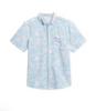 VINTAGE SUMMER MENS LIME BUTTON UP SHIRT