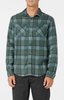 O'NEILL O'RIGINALS PRINTED LONG SLEEVE FLANNEL SHIRT