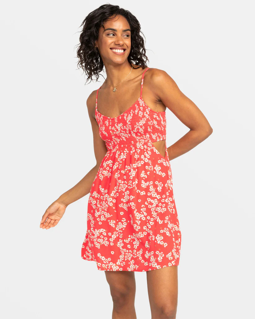 ROXY HOT TROPICS FLOWY MINI DRESS - Birthday Suits