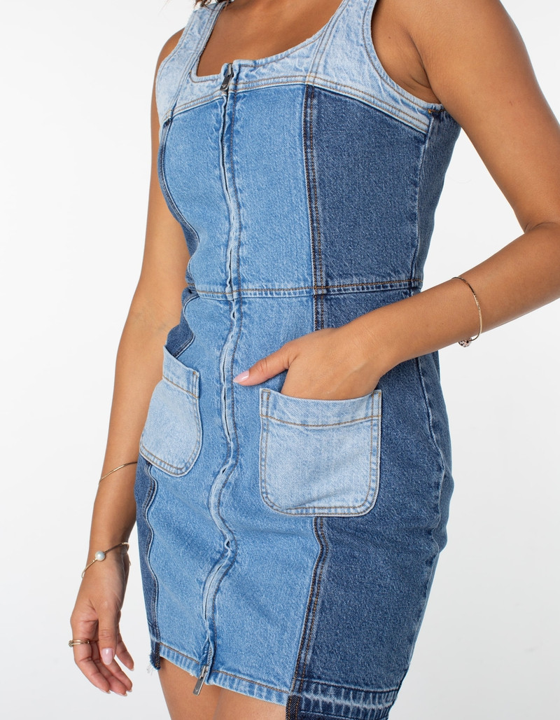 ROXY SAMI DENIM MINI DRESS - Birthday Suits