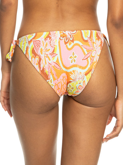 ROXY FLORADELIC SMOCKED BIKINI BOTTOM
