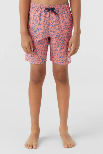O'NEILL BOY'S HERMOSA ELASTIC WAIST 16" VOLLEY BOARDSHORT (S-XL)