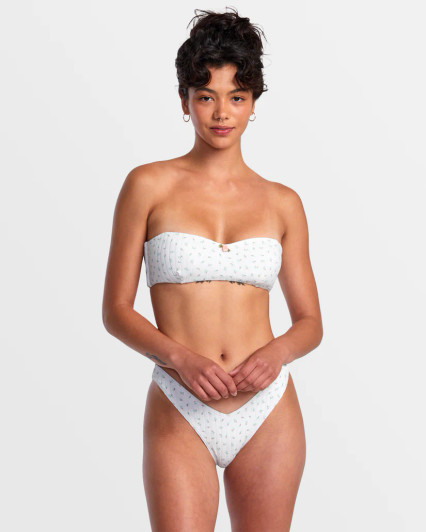 RVCA POINTE SWEETHEART BANDEAU BIKINI TOP
