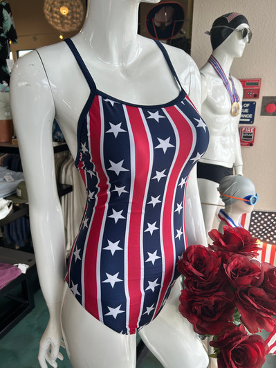 SPEEDO STARS & BARS FLYBACK ONE PIECE