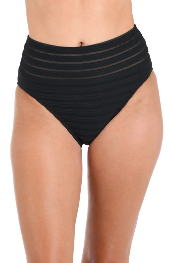 LA BLANCA FLUID LINES HIGH WAIST BOTTOM
