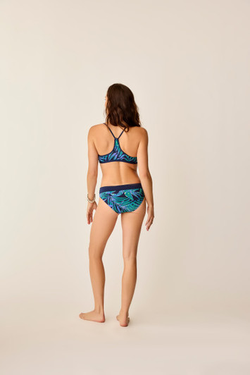 CARVE DESIGNS PRINTED STINSON BOTTOM - BLUE OASIS