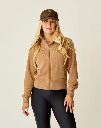 CARVE DESIGNS BRIAR FLEECE JACKET - RUM