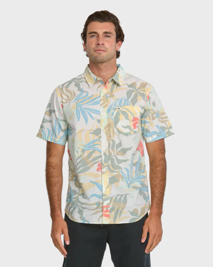 QUIKSILVER BLUEWEED CLASSIC SHORT SLEEVE SHIRT