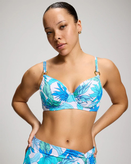 BLEU BY ROD BEATTIE RIVIERA RETREAT UNDERWIRE BRA BIKINI TOP
