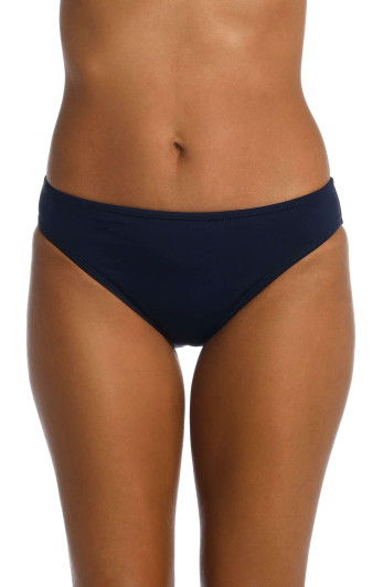 LA BLANCA ISLAND GODDESS SOLID HIPSTER BOTTOM - INDIGO LA BLANCA ISLAND GODDESS SOLID HIPSTER BOTTOM - INDIGO
