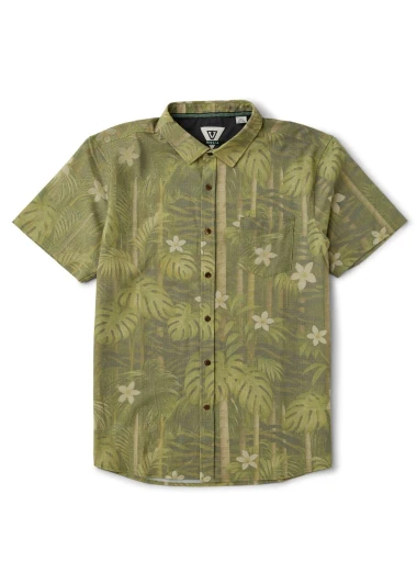 VISSLA SOLID SETS CAMO HYBRID ECO SHORT SLEEVE SHIRT