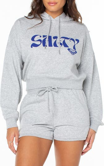 ROXY BREAKWATER CROP HOODIE