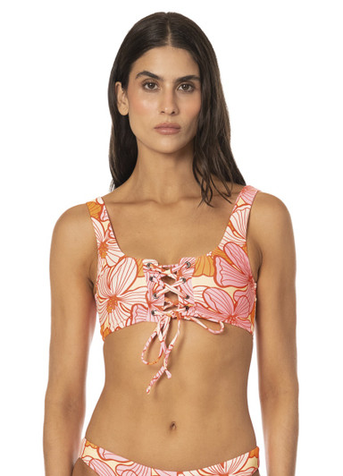 MAAJI RETRO BLOOM DAZZLE BIKINI TOP