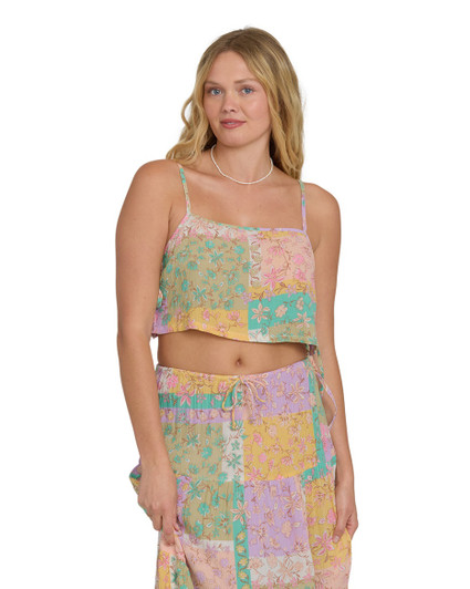 BILLABONG JUST A GIRL WOVEN TANK TOP