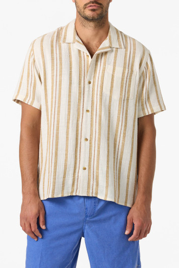 O'NEILL O'RIGINALS STRIPE SHORT SLEEVE WOVEN SHIRT