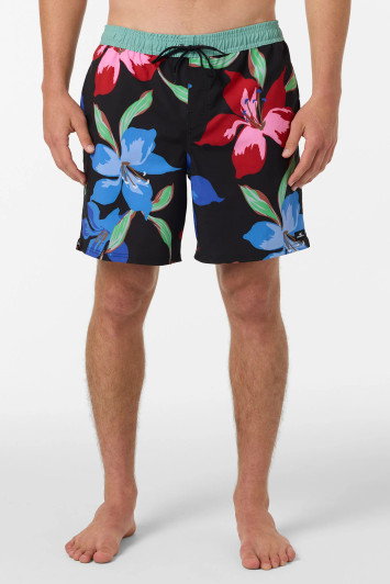 O'NEILL HERMOSA ELASTIC WAIST LINED 17" SWIM TRUNK