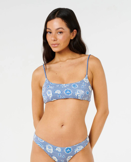RIP CURL CATALINA WAVES BRALETTE BIKINI TOP