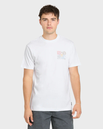 QUIKSILVER COLLAGE CLASSIC SHORT SLEEVE T-SHIRT