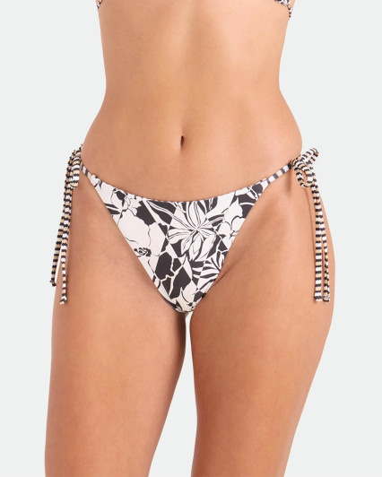 VOLCOM HIBISCUS DIAMOND REVERSIBLE TIE SIDE BIKINI BOTTOM