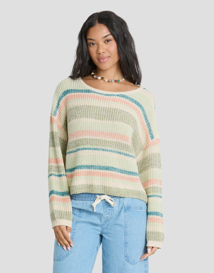 BILLABONG LIT LIGHT CREWNECK SWEATER