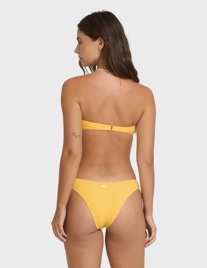 BILLABONG CRINKLE CRUSH COCOA SKIMPY BIKINI BOTTOM