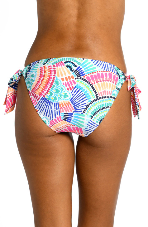 LA BLANCA WAVES OF COLOR TIE SIDE HIPSTER BOTTOM