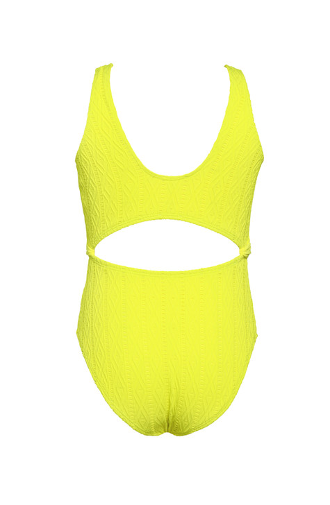 HOBIE GIRLS APPLE OF MY EYELET TANK ONE PIECE 7-16